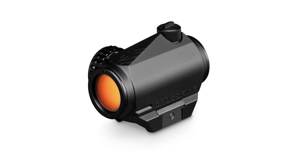 Vortex Crossfire II 2 MOA Reflex Red Dot Sight, 1x22mm, Red Dot Reticle, Anodized Matte, Black, CF-RD2