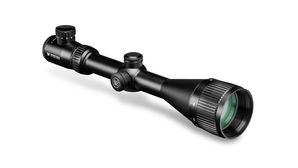 Vortex Crossfire II Hog Hunter 3-12x56 mm Rifle Scope, 30 mm Tube, Second Focal Plane, Black, Hard Anodized, Red V-Brite Reticle, MOA Adjustment, CF2-31049