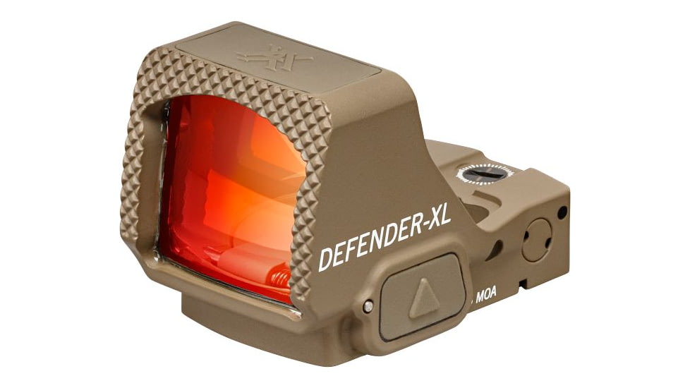 Vortex Defender-XL 1x25mm Micro Reflex Red Dot Sight, 5 MOA, Tan, DFXL-MRD5-T