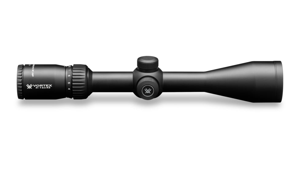 OpticsPlanet Exclusive Vortex Diamondback HP 4-16x42mm Rifle Scope, 1in Tube, Second Focal Plane, V-Plex Reticle, Matte, Hard Anodized, Black, DBK-10021