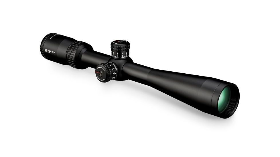 Vortex Diamondback Tactical 4-12x40 mm Rifle Scope, 1 in Tube, Second Focal Plane, Black, Hard Anodized, Non-Illuminated VMR-1 MOA Reticle, MOA Adjustment, DBK-10025