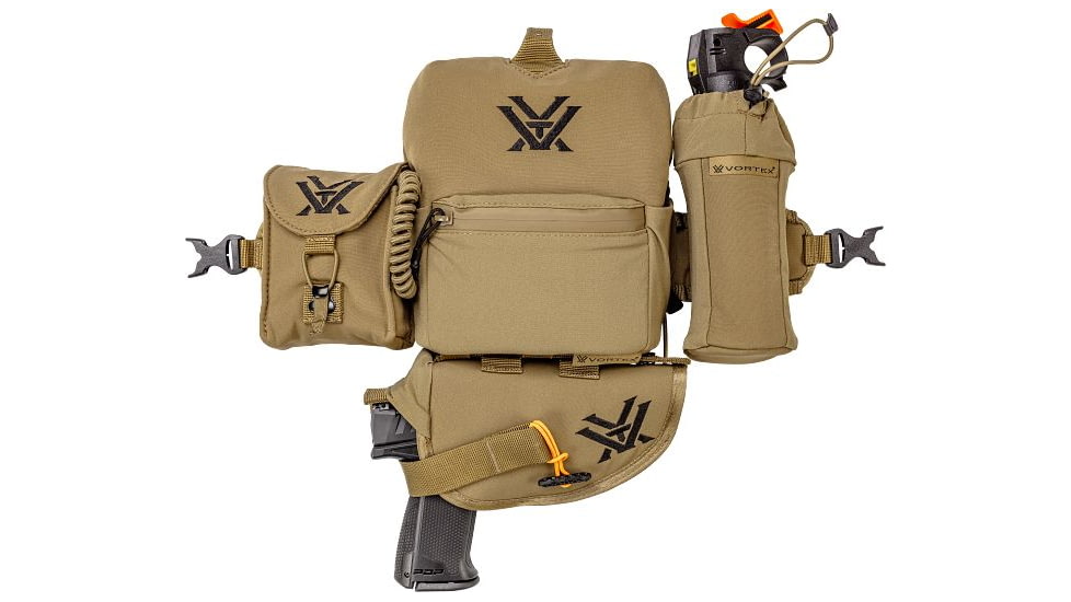 Vortex GlassPak Pro Zipper Pouch, Small, Tan, 5.3in,2.8 oz., GP-SPOUCH-T