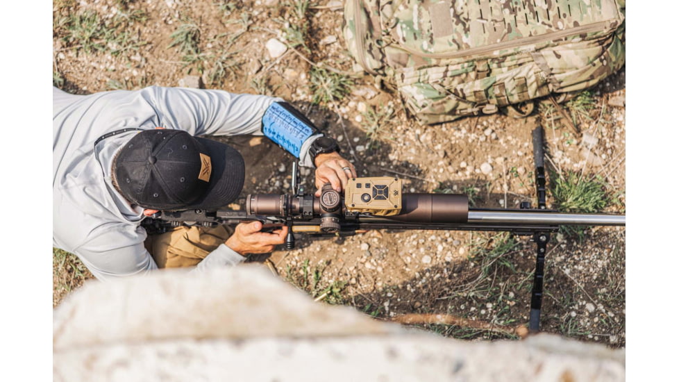 Vortex Impact 4000 Ballistic Rail-Mounted Laser Rangefinder, Tan, 15.25x11.75x14.75, LRF-IMP4000