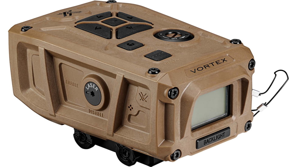 Vortex Impact 4000 Ballistic Rail-Mounted Laser Rangefinder, Tan, 15.25x11.75x14.75, LRF-IMP4000