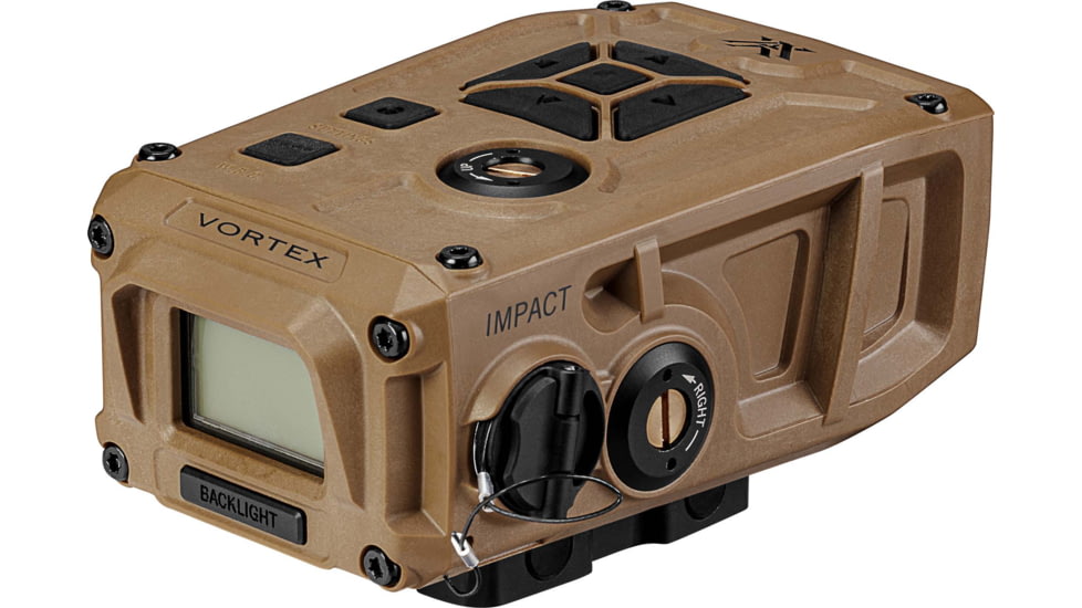 Vortex Impact 4000 Ballistic Rail-Mounted Laser Rangefinder, Tan, 15.25x11.75x14.75, LRF-IMP4000