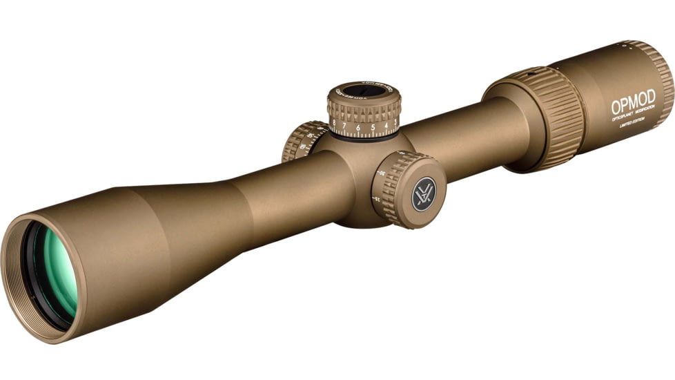 Vortex OPMOD Diamondback Tactical 4-16x44mm FFP 30mm Tube Riflescope, FDE, DBK-10026-OP