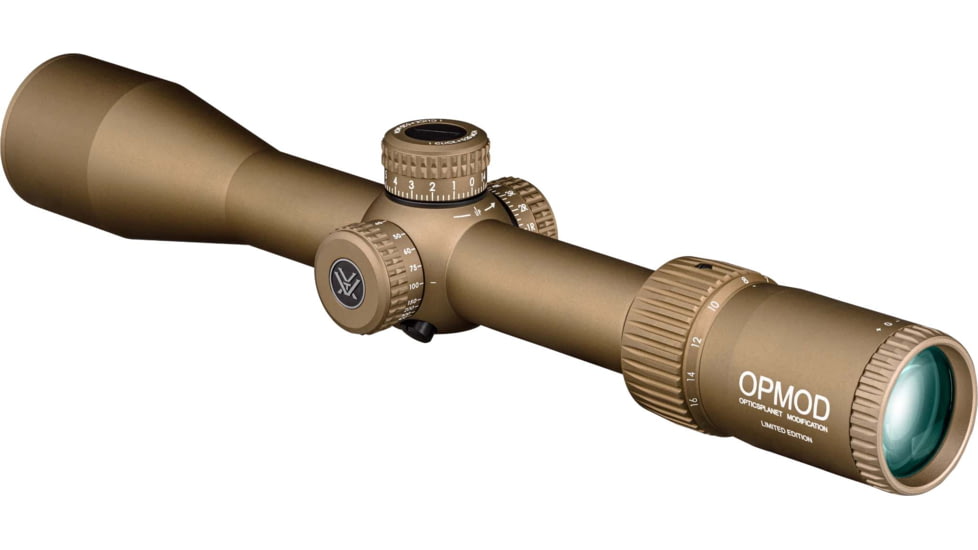 Vortex OPMOD Diamondback Tactical 4-16x44mm FFP 30mm Tube Riflescope, FDE, DBK-10026-OP