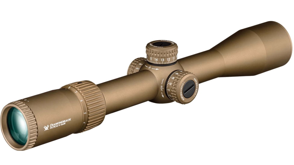 Vortex OPMOD Diamondback Tactical 4-16x44mm FFP 30mm Tube Riflescope, FDE, DBK-10026-OP