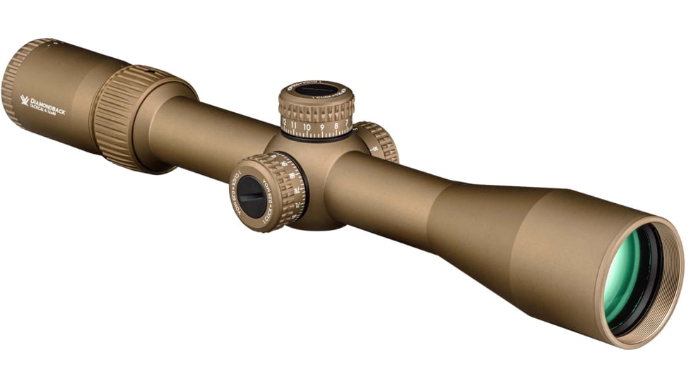 Vortex OPMOD Diamondback Tactical 4-16x44mm FFP 30mm Tube Riflescope, FDE, DBK-10026-OP