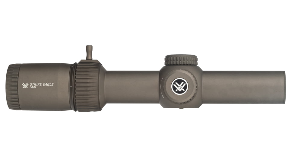 Vortex OPMOD Strike Eagle Rifle Scope, 1-8x24mm, 30mm Tube, Second Focal Plane, AR-BDC3 Reticle, FDE, SE-1824-2-OP