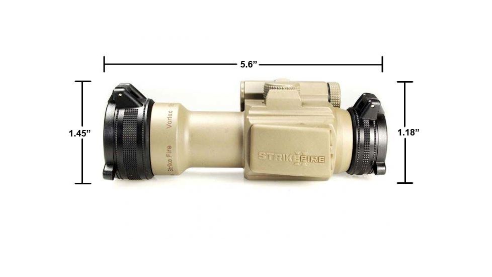 Vortex OPMOD StrikeFire II Red Dot with Cantilever AR-15 Mount 4MOA Red/Green Dot