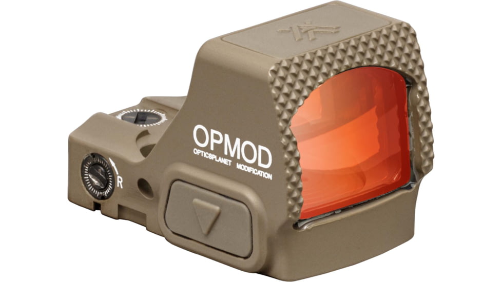 Vortex Optics OPMOD Defender-ST 1x Reflex Micro Red Dot, 6 MOA Dot, Tan, 843829145855