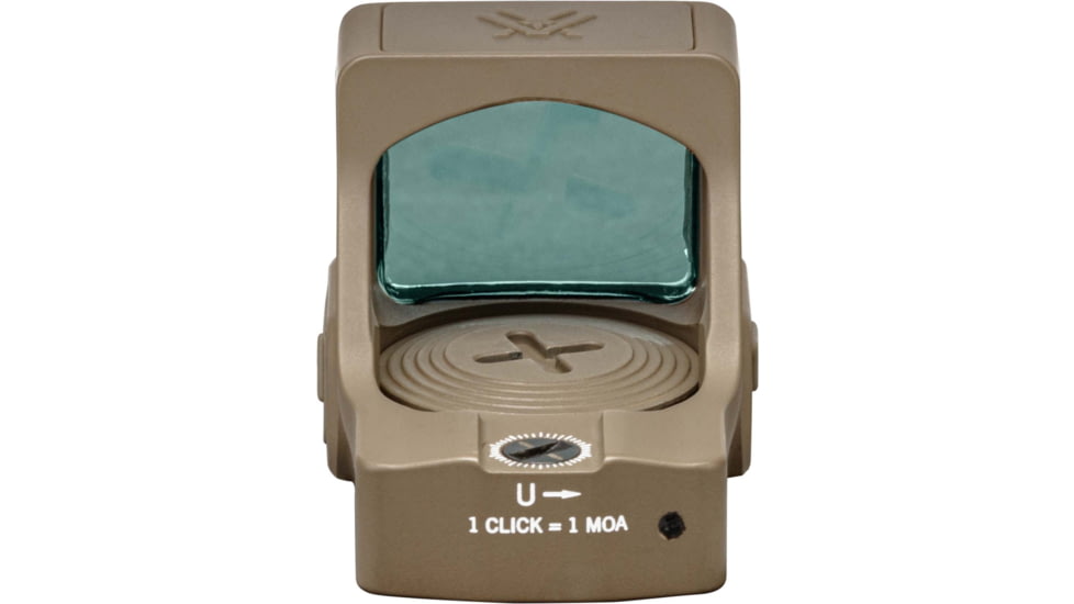 Vortex Optics OPMOD Defender-ST 1x Reflex Micro Red Dot, 6 MOA Dot, Tan, 843829145855
