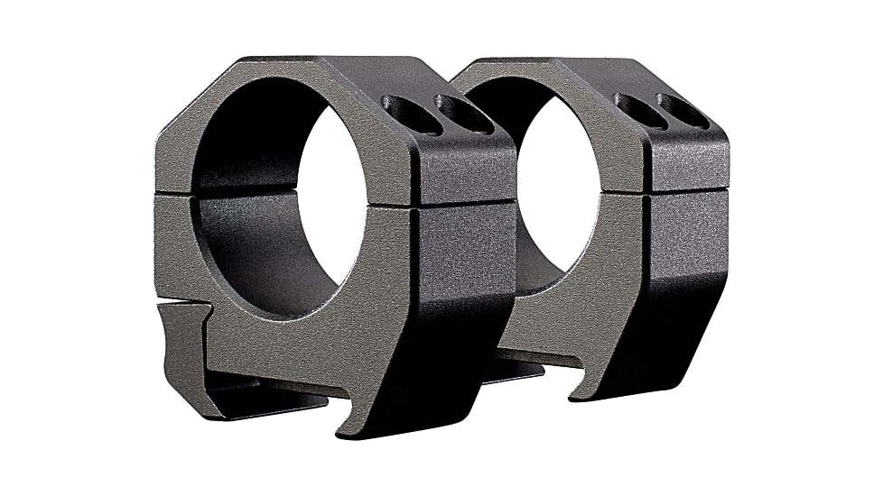 Vortex Precision Matched Rifle Scope Rings, 1 in Tube, Low - 0.76 in, Black, PMR-01-76-W
