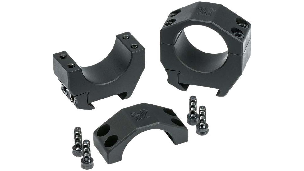 Vortex Precision Matched Rifle Scope Rings, 30 mm Tube, Medium - 0.97 in, Black, PMR-30-97