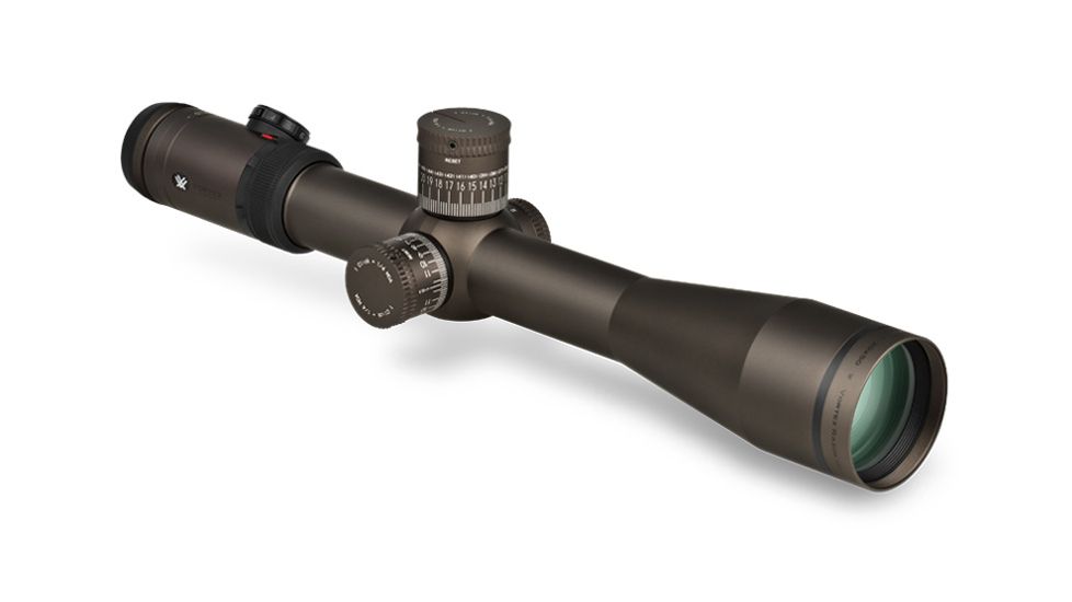 Vortex Razor HD 5-20x50 mm Rifle Scope, 35 mm Tube, First Focal Plane, Stealth Shadow, Hard Anodized, Red EBR-2B MRAD Reticle, MOA Adjustment, RZR-52006