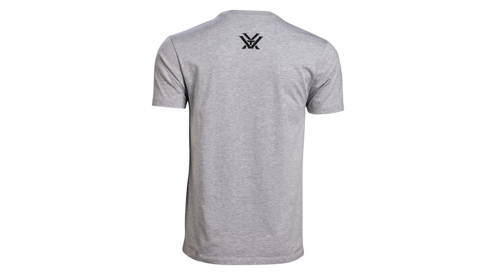 Vortex Stars and Stripes Short Sleeve T-Shirt - Mens, Heather Grey, Extra Large, 121-13-GHTXL