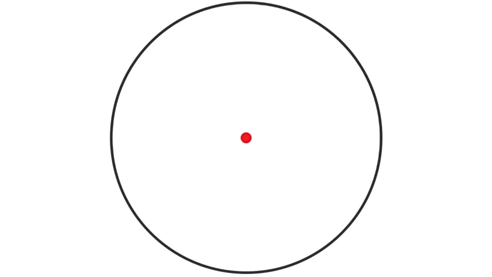 Vortex Triumph 1x Reflex Red Dot Sight, 2 MOA Dot Reticle, Black TRI-RD2