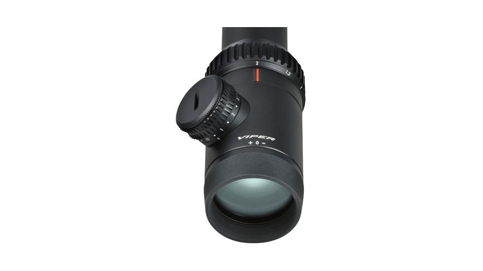 Vortex Viper PST 1-4x24 Rifle Scope, 30mm Tube, Second Focal Plane, TMCQ MOA Reticle, Hard Anodized, Black, PST-14ST-A