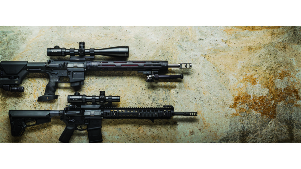 Vortex Viper PST 1-4x24 Rifle Scope, 30mm Tube, Second Focal Plane, TMCQ MOA Reticle, Hard Anodized, Black, PST-14ST-A