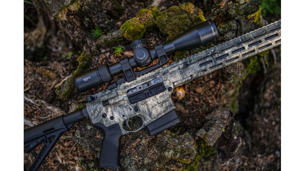Vortex Viper PST Gen II 3-15x44 mm Rifle Scope, 30 mm Tube, First Focal Plane, Black, Hard Anodized, Red EBR-7C MRAD Reticle, Mil Rad Adjustment, PST-3159