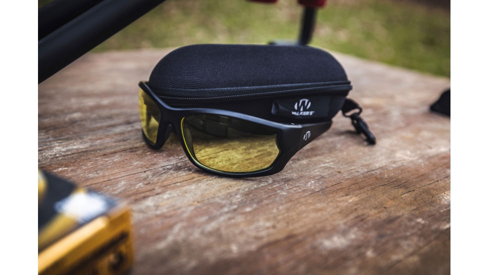 Walkers IKON Forge Glasses, Black Frame, Amber Lenses, GWP-IKNFF2-AMB