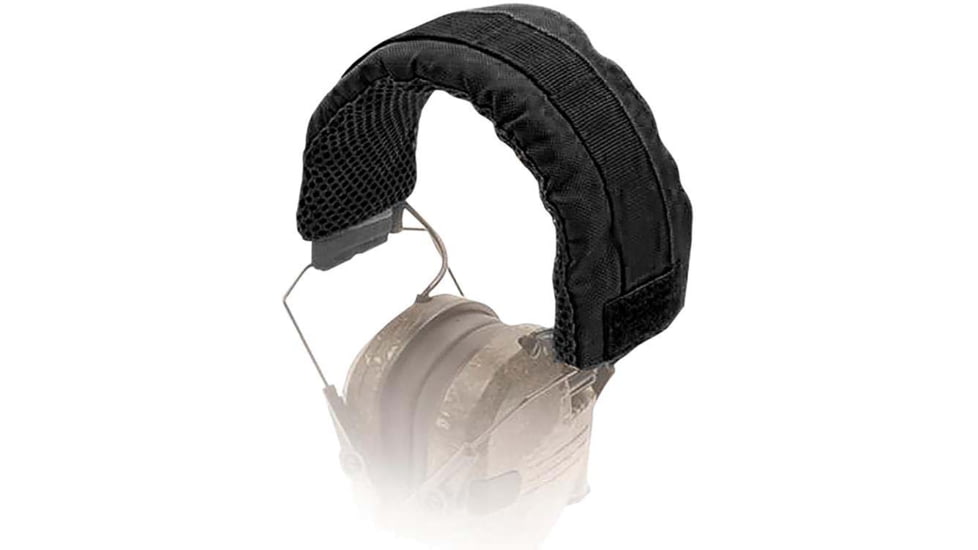 Walkers Razor Nylon Headband Wrap w/Hook &amp; Loop Webbing, Black, GWP-HDBNDV