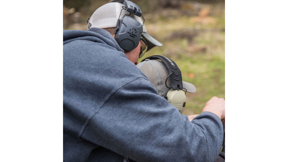 Walkers XCEL 500BT Digital Electronic Bluetooth Ear Muffs, 26 dB NRR, Gray, GWP-XSEM-BT