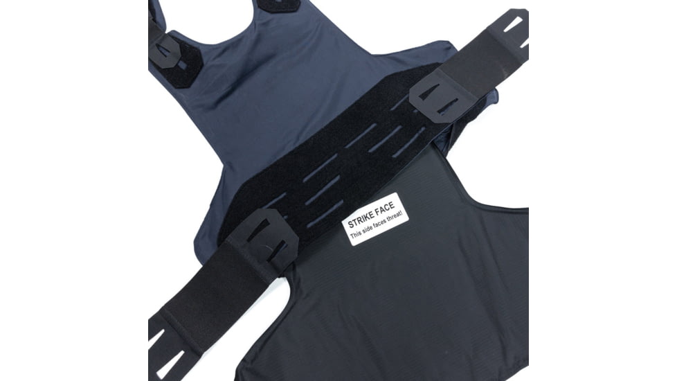 WarBird Ghost Hawk Concealable Armor System with Hoss Level IIIA Ballistics, Navy, Medium/Regular, BUSLH3AMRGHN