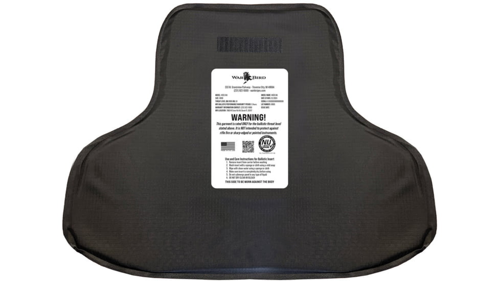 WarBird Ghost Hawk Concealable Armor System with Hoss Level IIIA Ballistics, Navy, Medium/Regular, BUSLH3AMRGHN