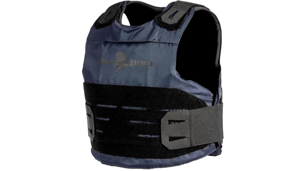 WarBird Ghost Hawk Concealable Armor System with Hoss Level IIIA Ballistics, Navy, Medium/Regular, BUSLH3AMRGHN