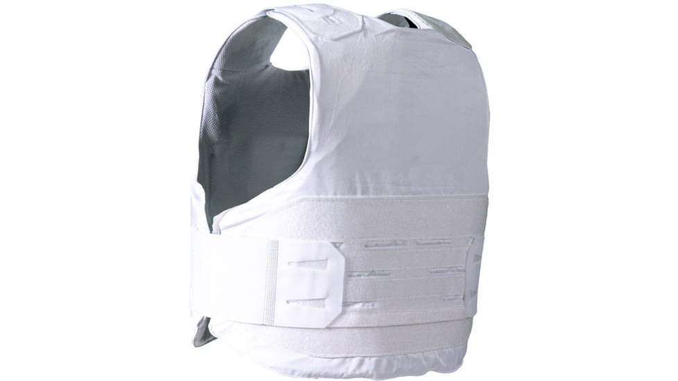 WarBird Ghost Hawk Concealable Armor System with Hoss Level IIIA Ballistics, White, X-Large/Regular, BUSLH3AXRGHW