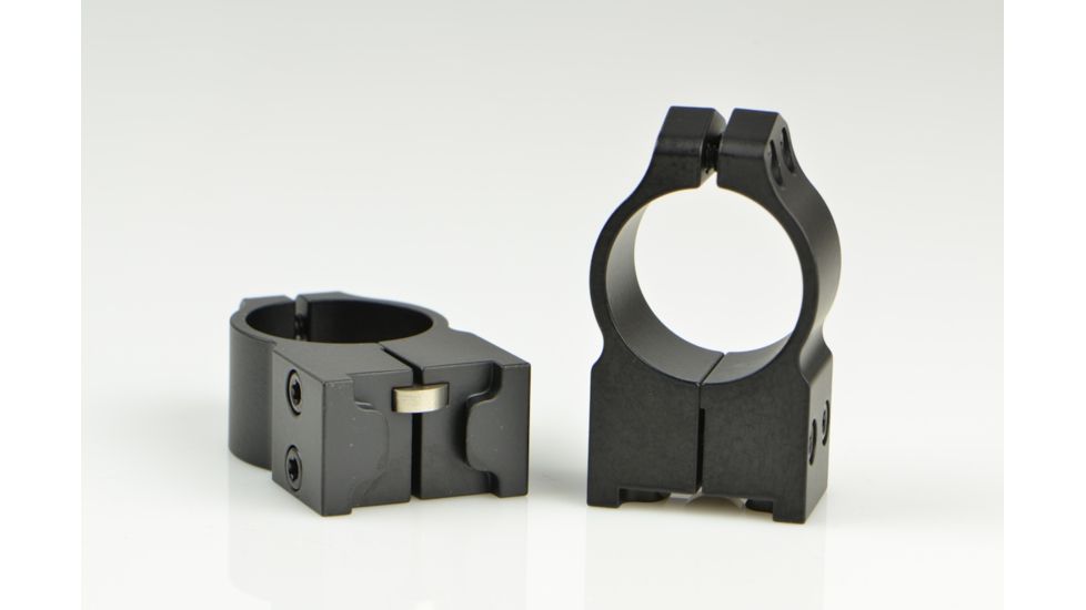 Warne Maxima Steel Rings, 1in, Ruger #1, MINI 14-30 Grooved Receiver, PA, High - Matte 2RM