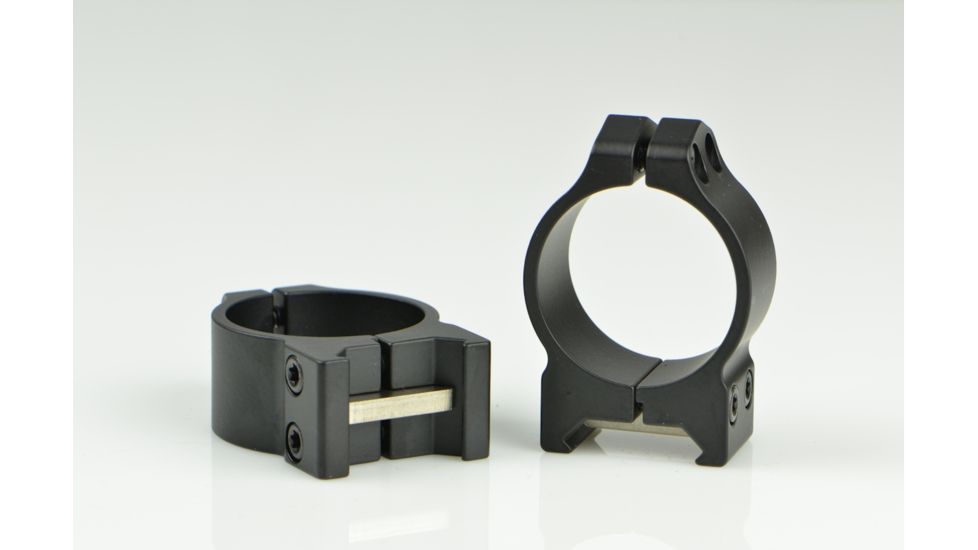 Warne Maxima Steel Rings, 30mm, Weaver/Picatinny, PA, Low - Matte 213M
