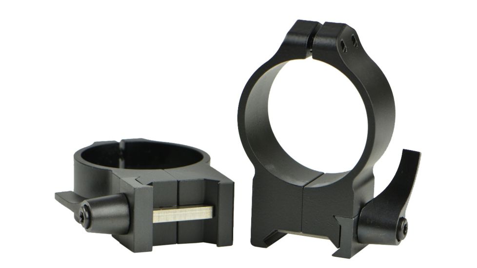 Warne Maxima Steel Rings, 34mm, Weaver/Picatinny, QD, High - Matte 222LM