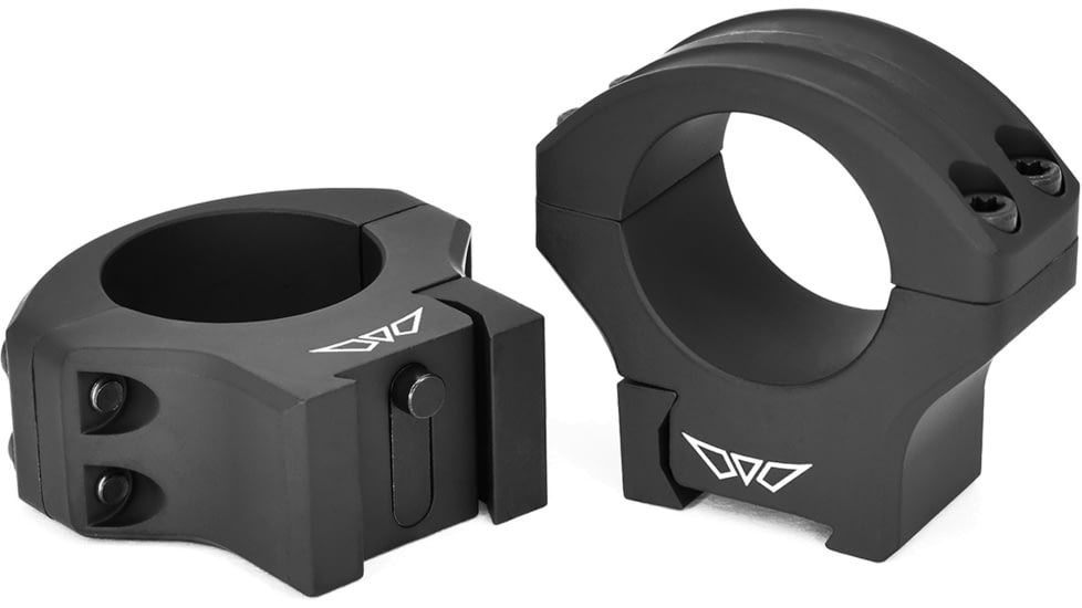 Warne HyperLite Tikka Rifle Ring, Matte Black, 30mm Medium, Black, 8514TM