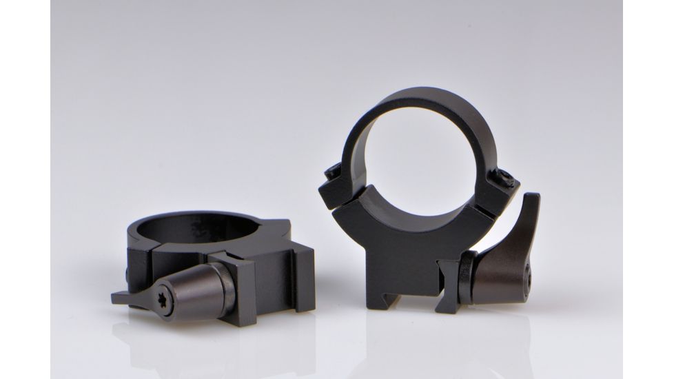 Warne Maxima Steel Rings, 1in, Rimfire 3/8in or 11mm Dovetail, QD, High - Matte 722LM