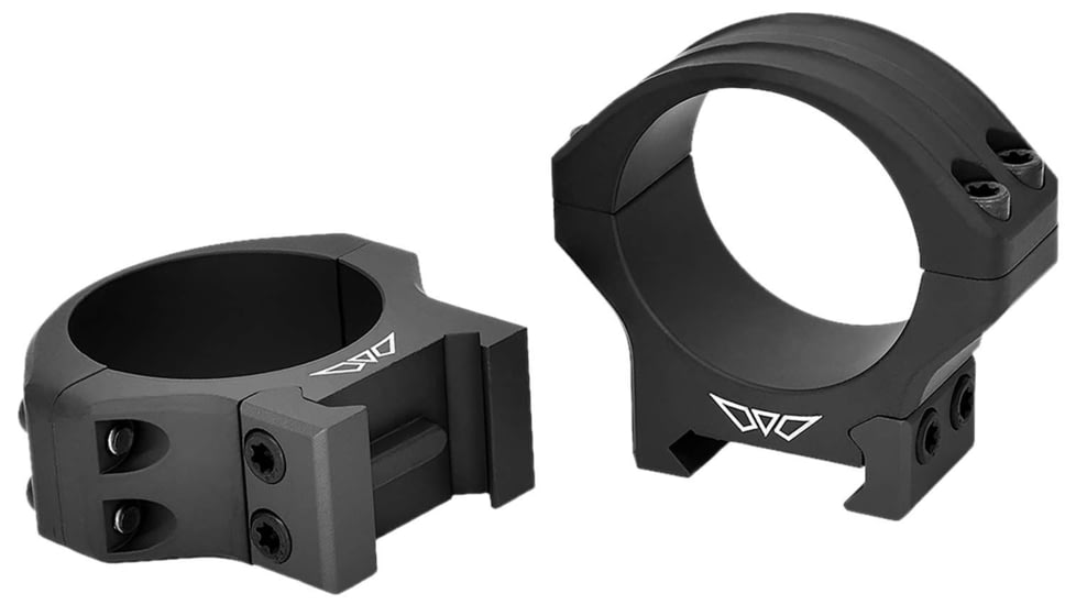 Warne PA Rifle Ring, Matte Black, 34mm Low, 520M