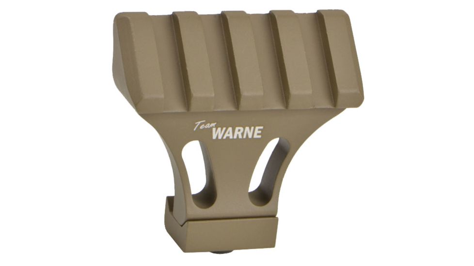 Warne Picatinny Side Mount Adapter - 45 degree - TEAM WARNE DARK EARTH Finish A645DE A645DE