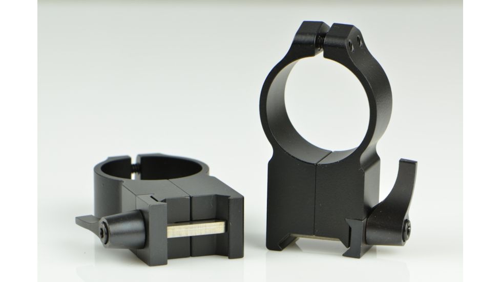 Warne Maxima Steel Rings, 30mm, Weaver/Picatinny, QD, Ultra High - Matte 217LM