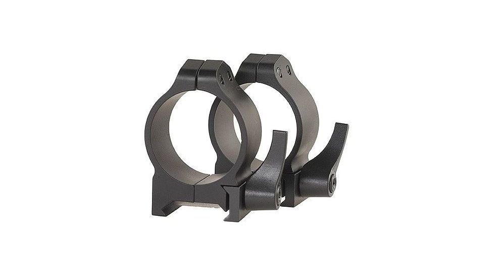 Warne Maxima Steel Rings, 30mm, Weaver/Picatinny, QD, Extra High - Matte 216LM