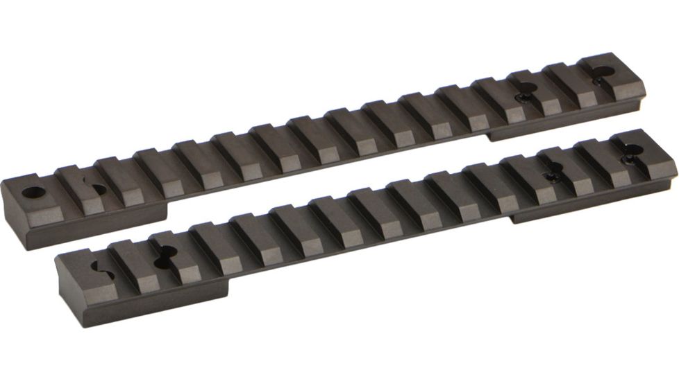 Warne Tactical 20MOA Long Distance Rail, Remington Police Long Action - Matte Black