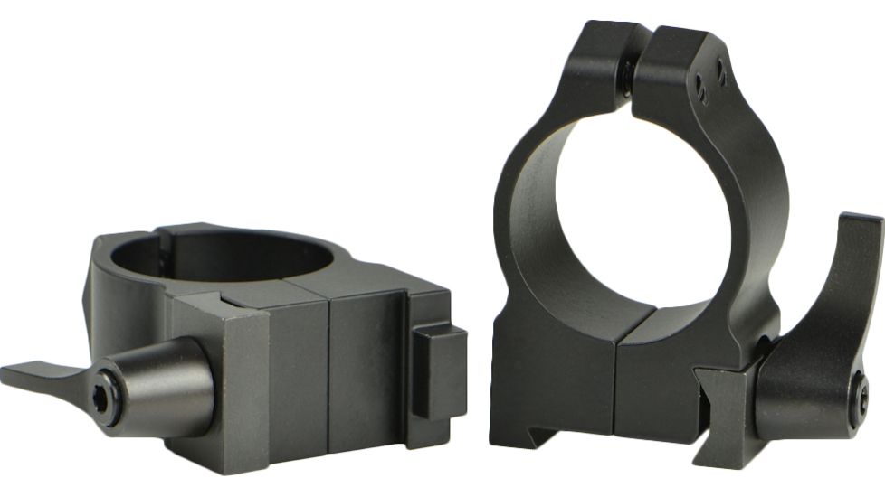 Warne Maxima Steel Rings, 1in, CZ 550 19mm Grooved Receiver, QD, Medium - Matte 1BLM