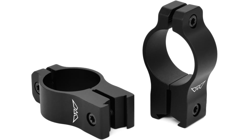 Warne Vapor 1in High Matte Aluminum Rings, fits 3/8-11mm Dvetail, V422M