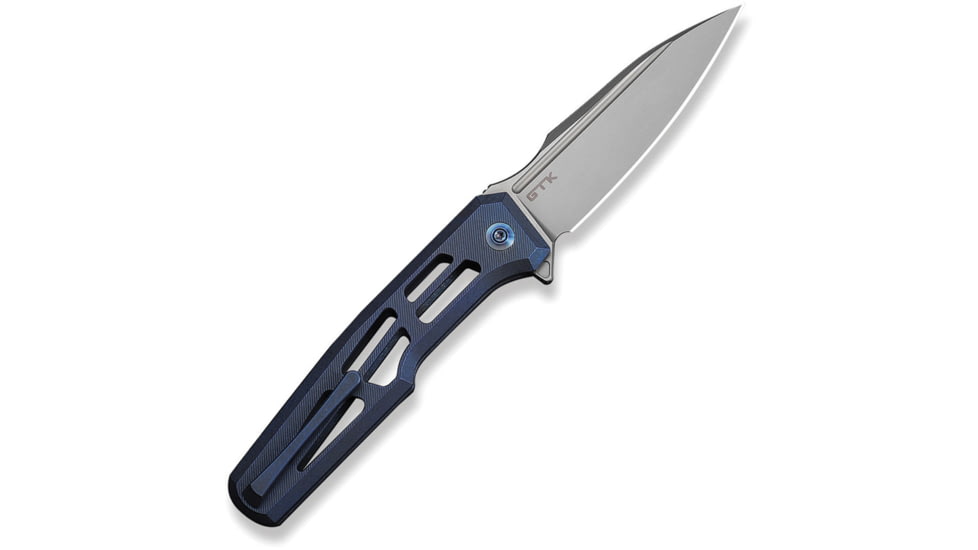 We Knife Co Ltd Dressytak Button Lock Blue, WE25059B2