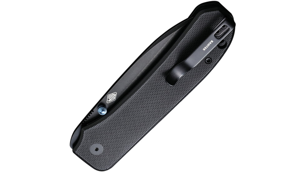 We Knife Co Ltd We Knife Big Banter 3.69'' Black G10/black Stonewash