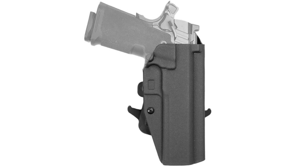 We the People Holsters Kydex OWB Paddle Holster, Springfield XD Mod.2 Service 4in 9/40/45, Right Hand, Black, OWB-27-1000-R