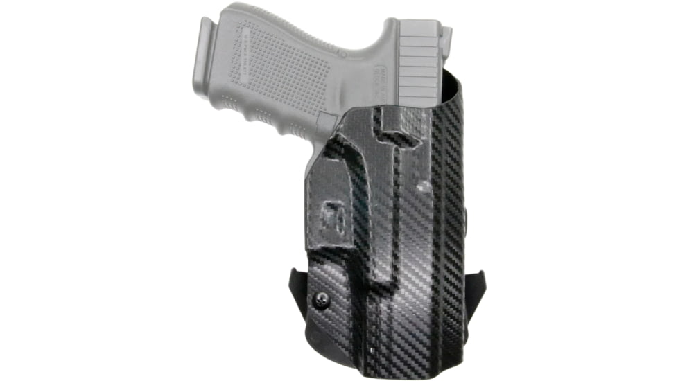 We the People Holsters Kydex OWB Paddle Holster, Springfield XD Mod.2 Service 4in 9/40/45, Right Hand, Carbon Fiber, OWB-27-1001-R