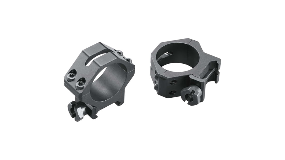 Weaver 30mm Four Hole Skeleton Rifle Scope Rings, Low, Matte Black 48364