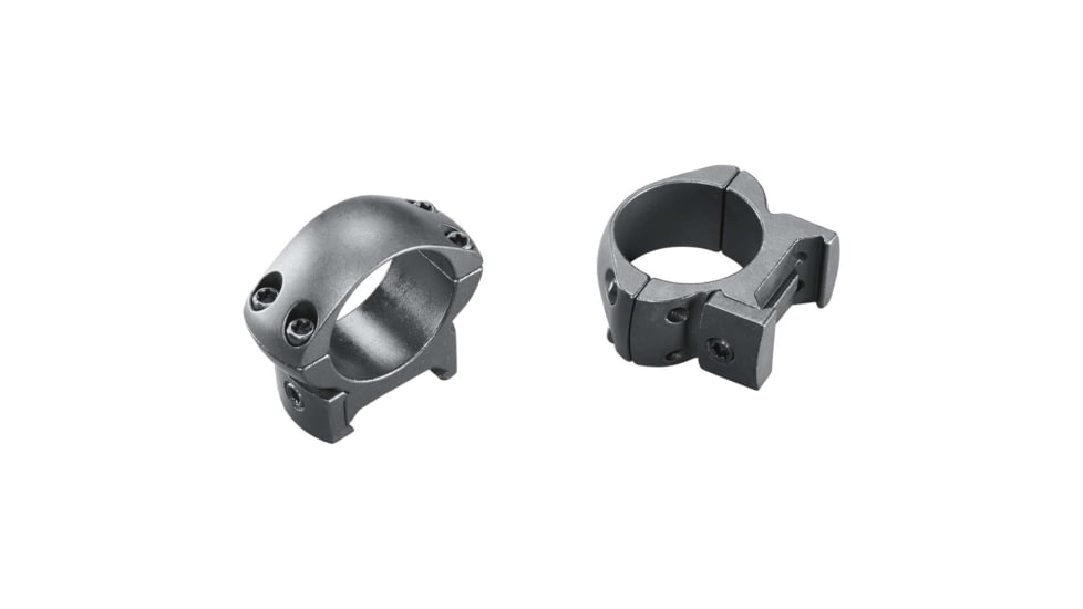 Weaver Cross Lock Rifle Scope Rings, 1in, Medium, Matte 49303